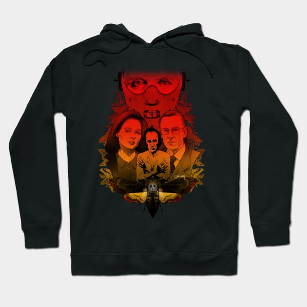 The Silence of the Lambs Hoodie by cacianoarts